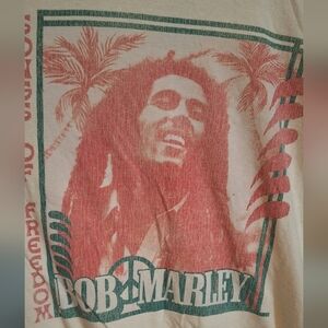 Bob Marley Zion Rootswear Cream Tee